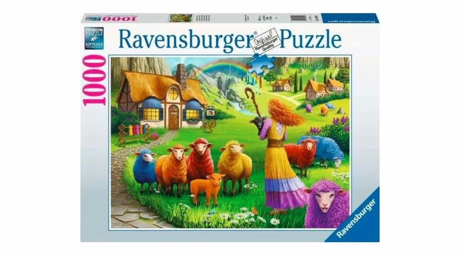 Ravensburger 2D puzzle 1000 dílků Barevná vlna