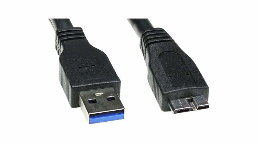 Kabel USB LAMA PLUS USB-A - microUSB 2 m Czarny