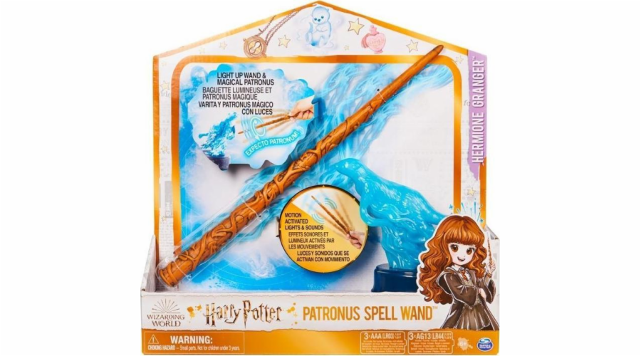 SPIN MASTER Hermionina hůlka s postavou čaroděje Patrona