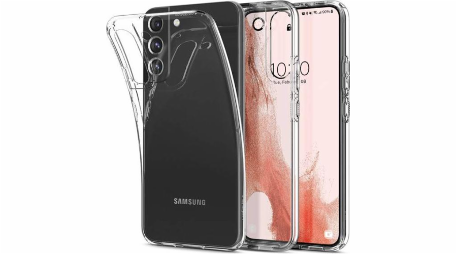Ochranný kryt Spigen Liquid Crystal pro Samsung Galaxy S22 transparentní