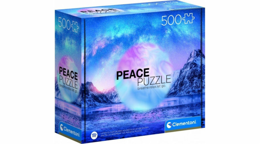 Puzzle 500 dílků Peace Collection Light Blue
