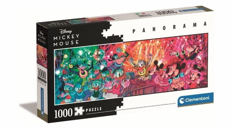 Puzzle Clementoni 1 000 dílků Panorama Collection Disney Disco