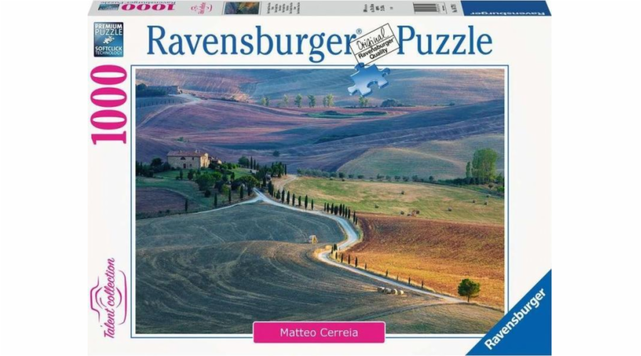 Puzzle Ravensburger 1000 dílků Toskánsko