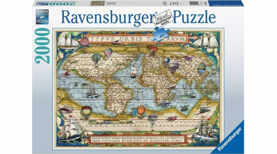 Puzzle Ravensburger 2000 dílků kolem světa