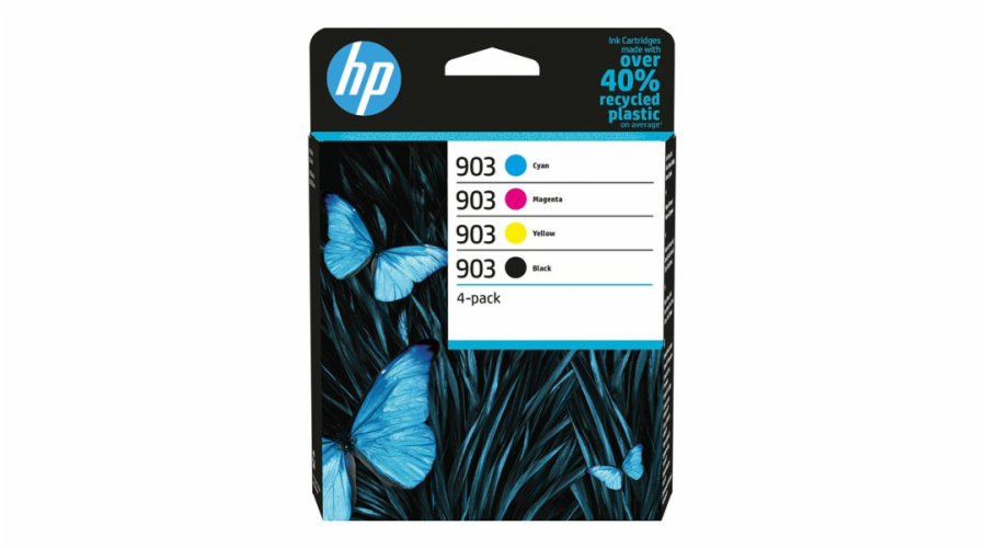 HP 903 CMYK Original Ink Cartridge 4-Pack (315 / 315 / 315 / 300 pages) blister