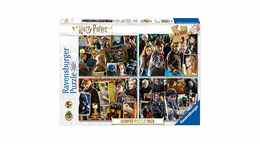 Puzzle 4x100 dílků Harry Potter