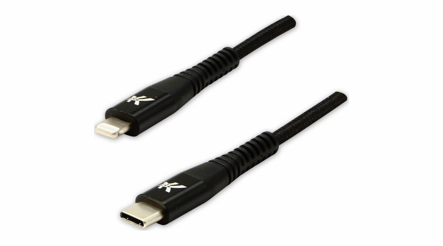 Kabel USB Logo USB-C - Lightning 2 m Czarny