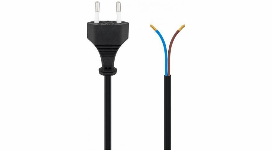 Goobay Euro Connection Cable (C CEE 7/16) 1,5 m H03VVH2-F 2x0.75 50085