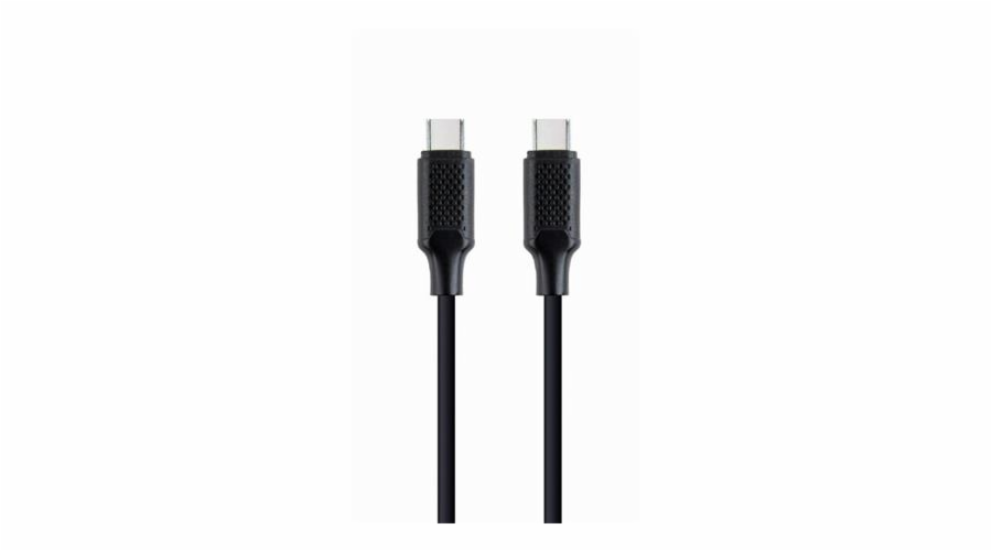 GEMBIRD Kabel USB PD (Power Delivery), 60W, Type-C na Type-C kabel (CM/CM), 1,5m, datový a napájecí, černá