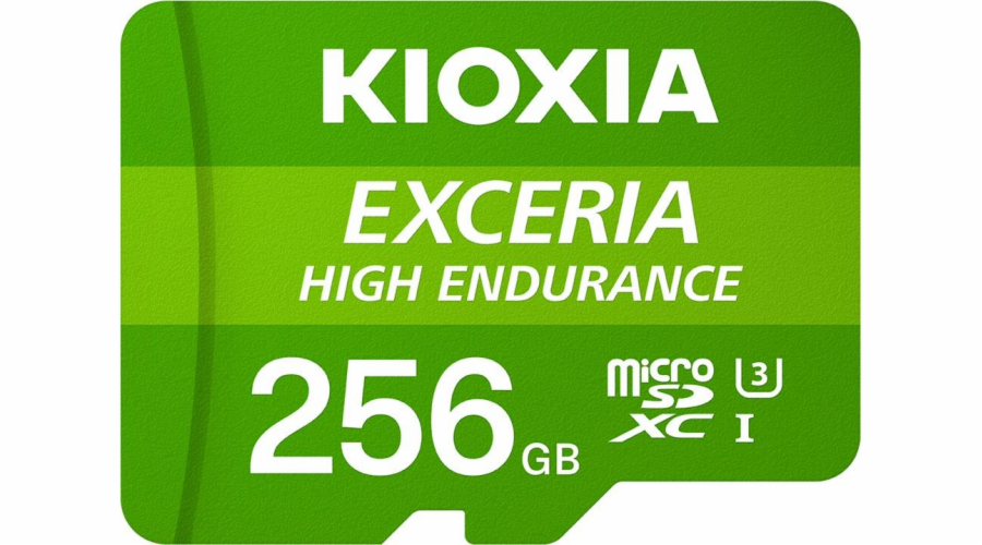 SDXC 256GB micro Kioxia EXCERIA HIGH ENDURANCE M303E, UHS-I (U3) V30 (100MB/s) Class 10 + adaptér