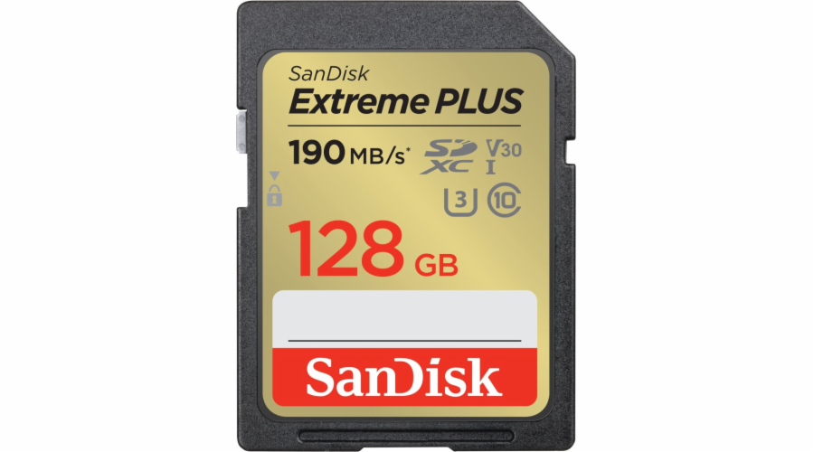 SanDisk SDXC UHS-I U3 128GB SDSDXWA-128G-GNCIN 190MB/s UHS-I U3 Class 10