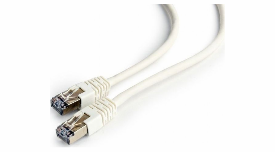 Gembird patch kabel Cat6 FTP, 0.25 m, bílý