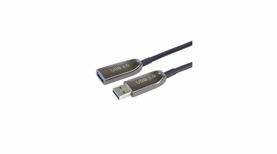 PremiumCord prodlužovací optický AOC kabel USB 3.0 A/Male - A/Female, 25m
