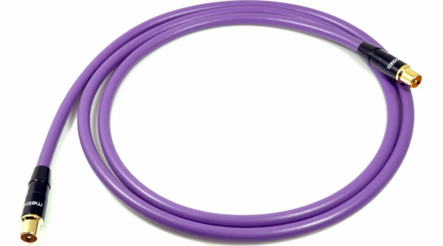 Melodika MDANTWW10 Anténový kabel IEC 1m fialový