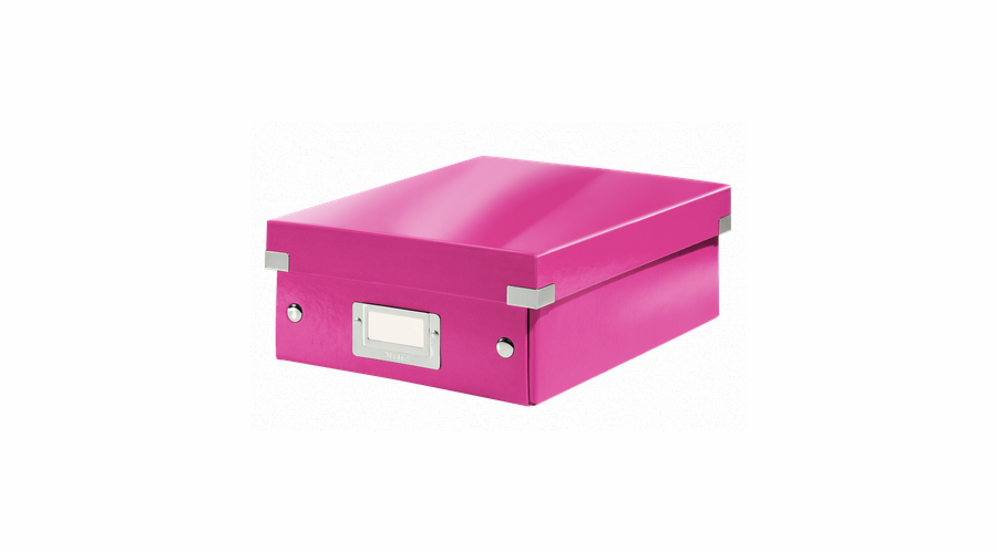 LEITZ Organizační box Click&Store, velikost S, růžová