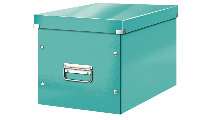 LEITZ Čtvercová krabice Click&Store, velikost L (A4), ledově modrá