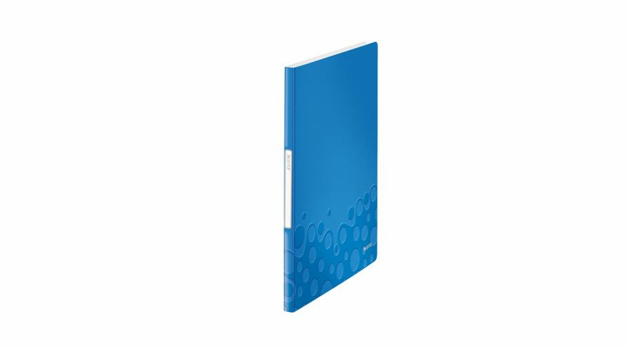 LEITZ Katalogová kniha WOW, PP, 20 kapes, modrá