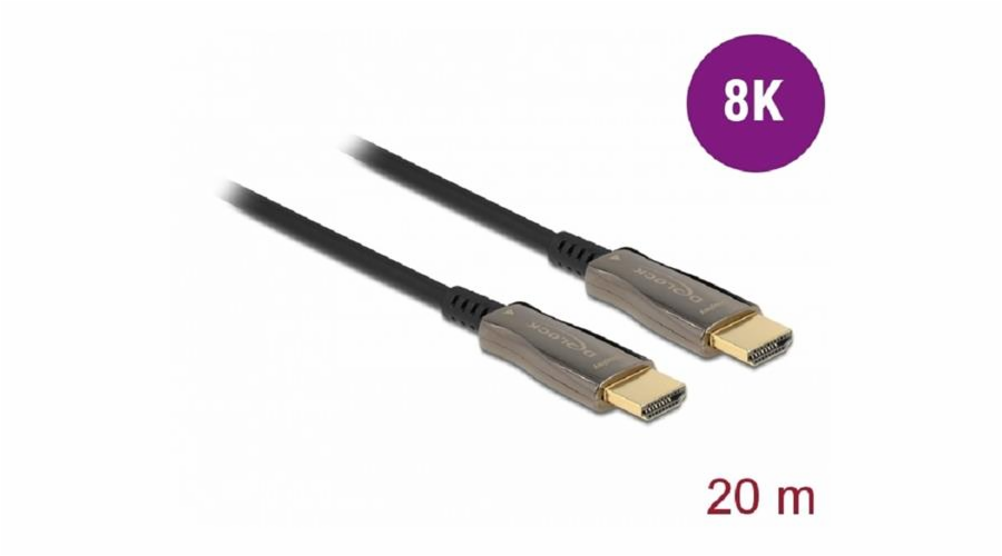 Delock Aktivní optický kabel HDMI 8K 60 Hz 20 m