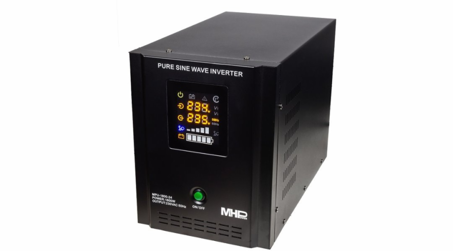MHPower záložní zdroj MPU-1800-24, UPS, 1800W, čistý sinus, 24V