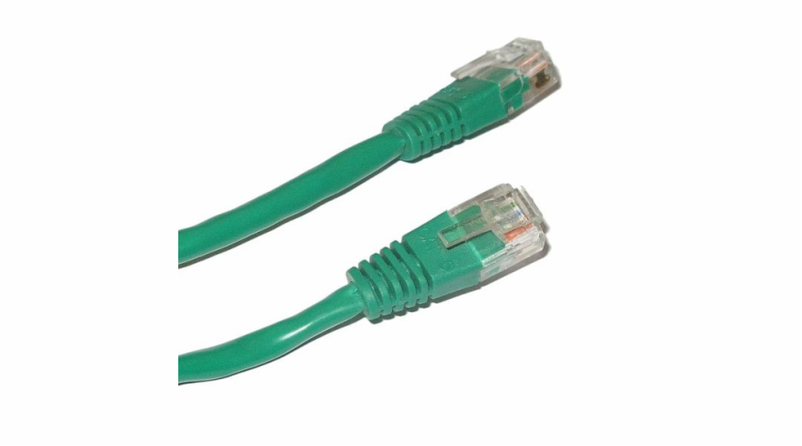 XtendLan patch kabel Cat6, UTP - 1m, zelený (prodej po 10 ks)