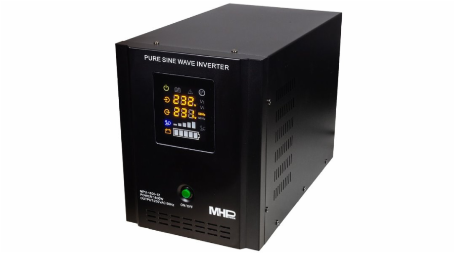MHPower záložní zdroj MPU-1600-12, UPS, 1600W, čistý sinus, 12V