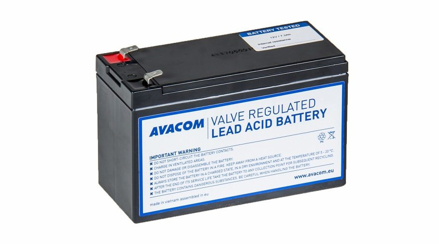AVACOM AVA-RBP01-12072-KIT AVACOM AVA-RBP01-12072-KIT - baterie pro CyberPower, EATON, Effekta, FSP Fortron, Legrand