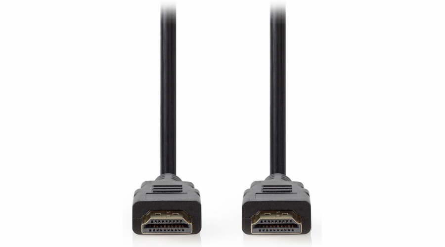 NEDIS Premium High Speed HDMI 2.0 kabel s ethernetem/ 4K@60Hz/ zlacené konektory HDMI-HDMI/ černý/ 5m