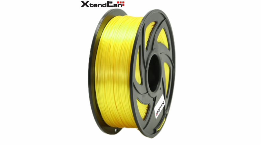 XtendLAN PLA filament 1,75mm lesklý žlutý 1kg