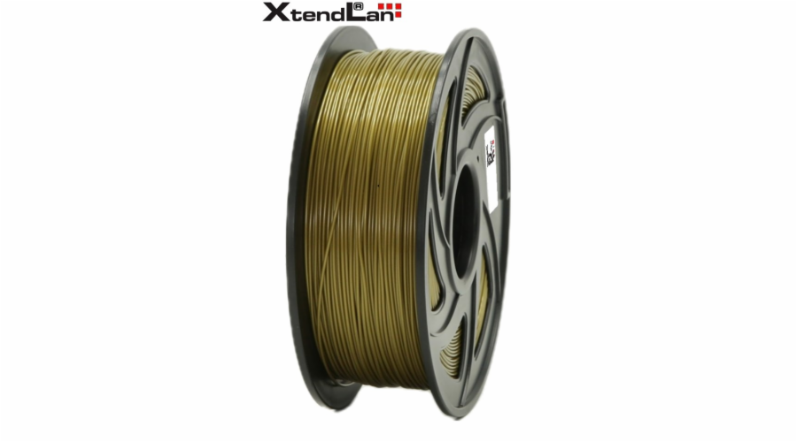 XtendLAN PLA filament 1,75mm bronzové barvy 1kg