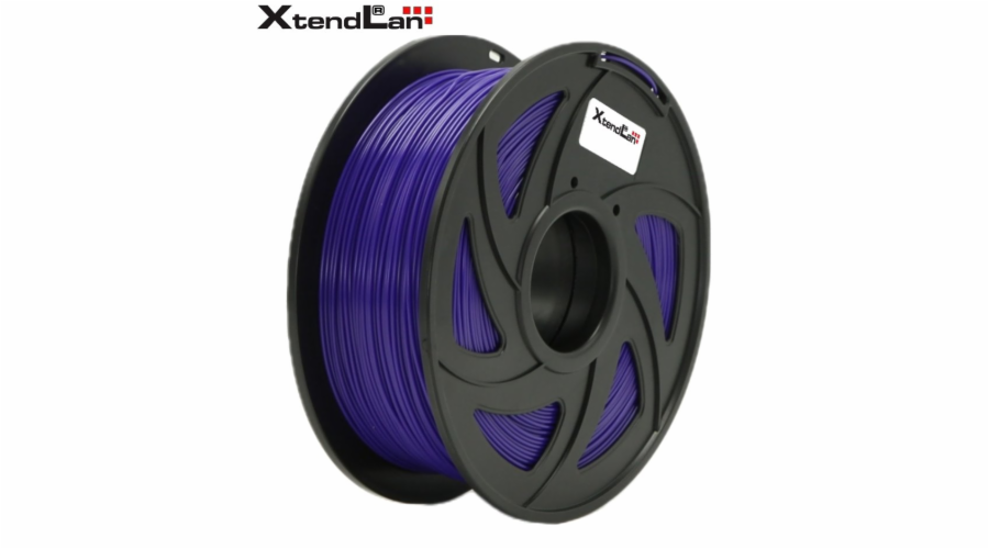XtendLAN PLA filament 1,75mm fialový 1kg