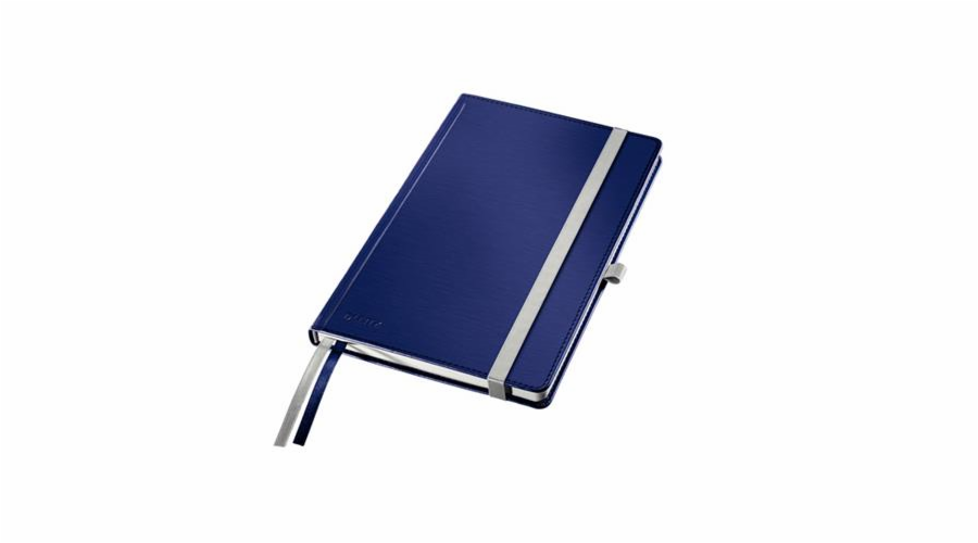 LEITZ Zápisník STYLE A5, tvrdé desky, čtverečkovaný, titanově modrá