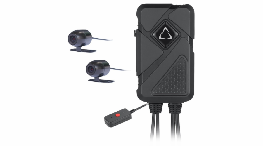CEL-TEC MK02 Dual Wi-Fi GPS - palubní duální kamera na motorku i do auta MK02 Dual Wi-Fi GPS/přední,zadní 1080p/WiFi/g-senzor/IP67/kab.ovládač