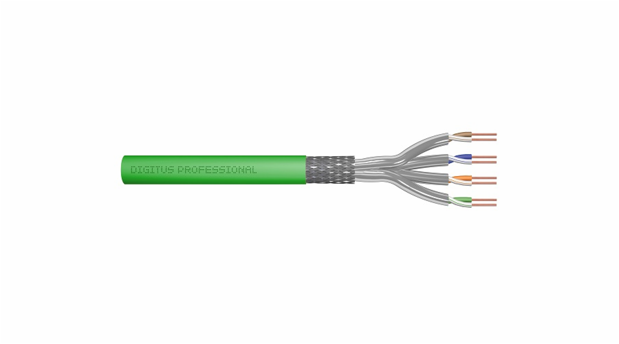 DIGITUS CAT 8.2 S/FTP instalační kabel, 500 m, Simplex, Dca