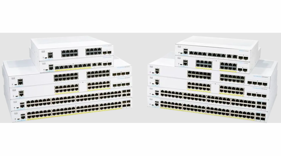 Cisco switch CBS350-8XT-EU, 6x10GbE, 2x10GbE RJ45/SFP+