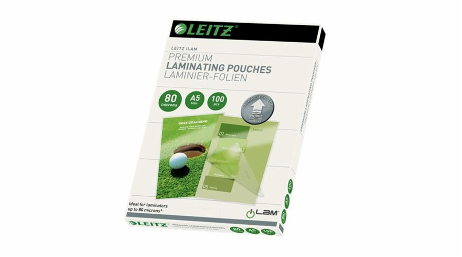 LEITZ Laminovací kapsy iLAM A5 se směrovací technologií, 80 mic (100 ks)