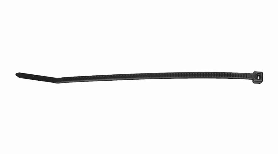 NEDIS stahovací pásky/ délka 12 cm/ balení 100 ks/ černé