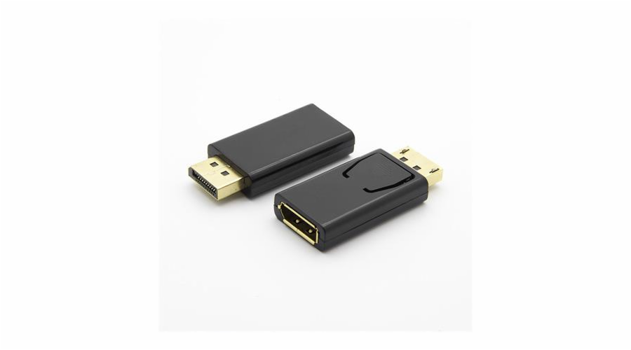 Adaptér DisplayPort - HDMI, FULL HD 1080p Male/Female, pozlacené konektory