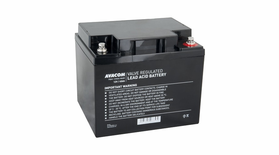 Avacom baterie 12V 45Ah M6 DeepCycle (PBAV-12V045-M6AD)