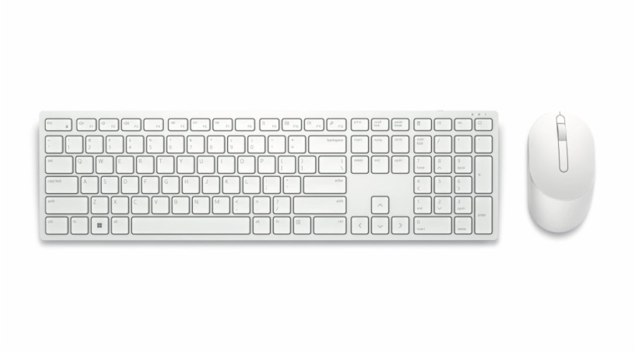 DELL KM5221W bezdrátová klávesnice a myš maďarská/ hungarian/ HU bílá