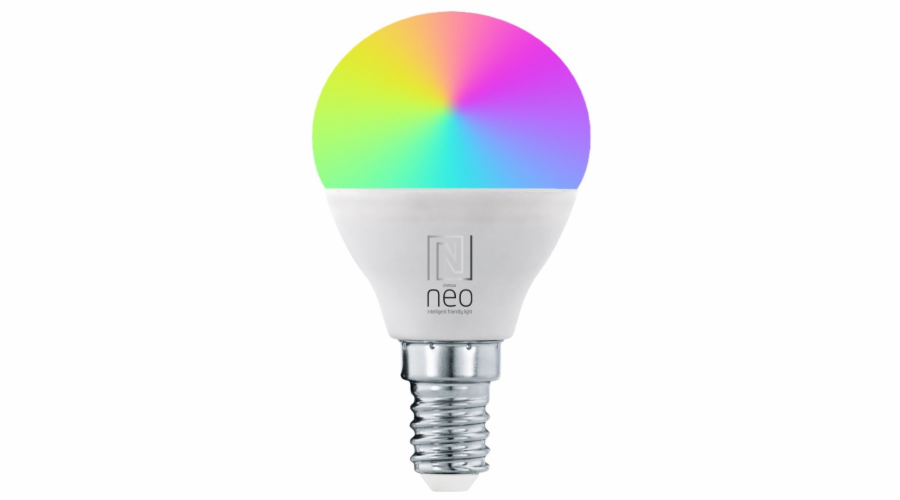IMMAX NEO LITE SMART LED žárovka E14 6W RGB+CCT barevná a bílá, stmívatelná, Wi-Fi, P45, TUYA