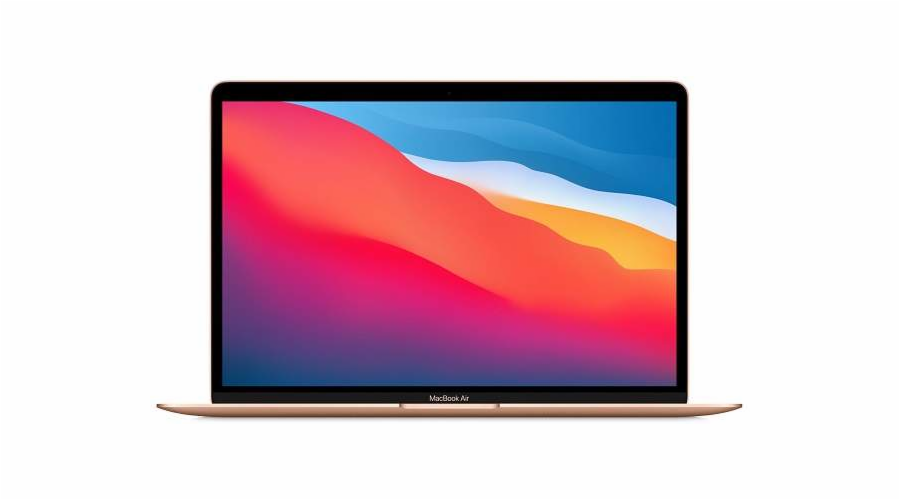 Apple MacBook Air/M1/13,3"/2560x1600/8GB/256GB SSD/M1/Big Sur/Gold/1R