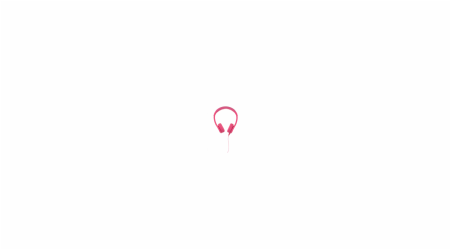 BuddyPhones Explore+ dětská drátová sluchátka s mikrofonem, růžová