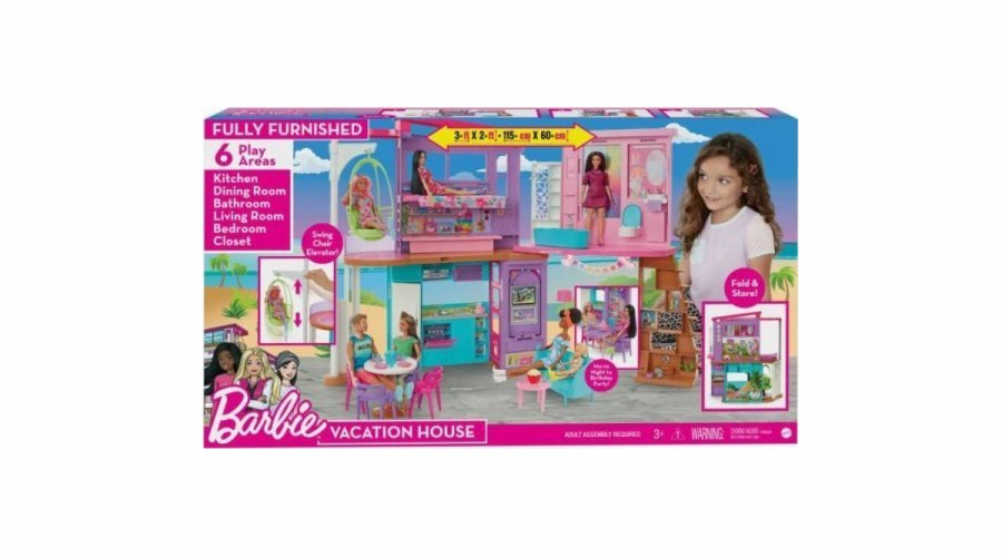 Barbie Rekreační dům HCD50