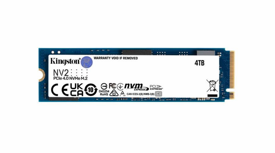 Kingston Flash SSD 2000G NV2 M.2 2280 PCIe 4.0 NVMe SSD