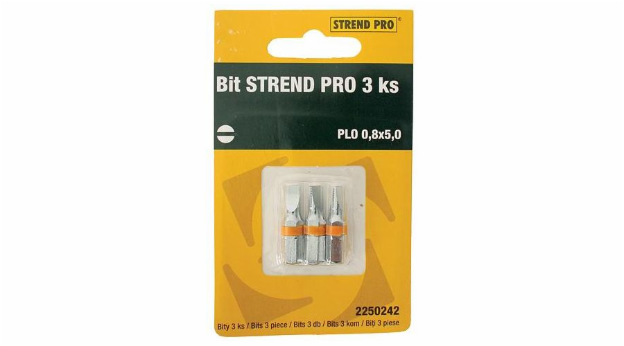 Bit Strend Pro S2 plochý 1,0x6,0 mm 3 ks