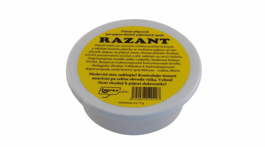 Krém pájecí Razant 75 g