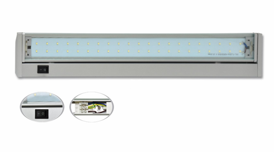 LED svítidlo GANYS TL2016-42SMD stříbrné, zadní