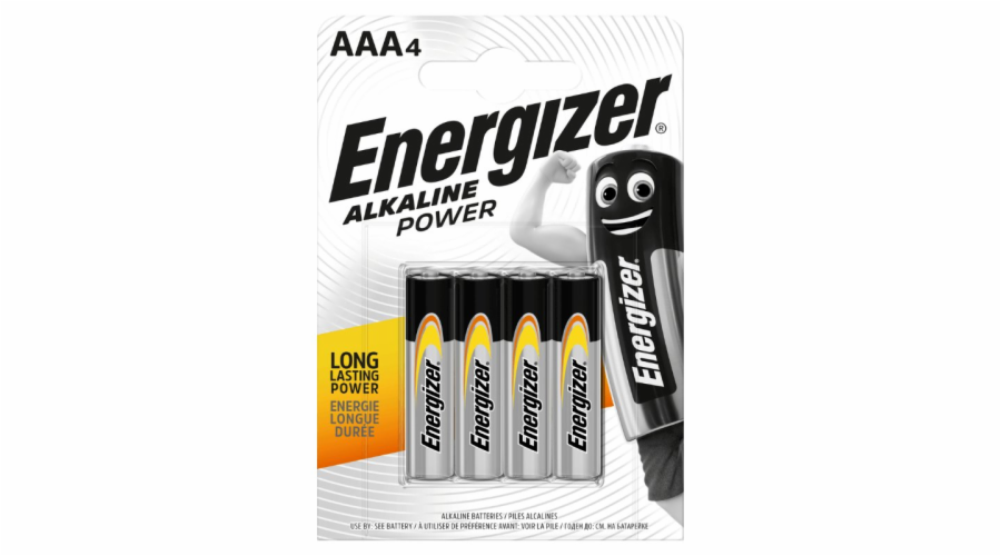 Baterie Energizer Alkalina Power AAA/R03, Blistr