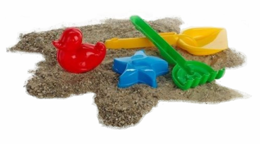 Hračky na písek a pláž 4 ks