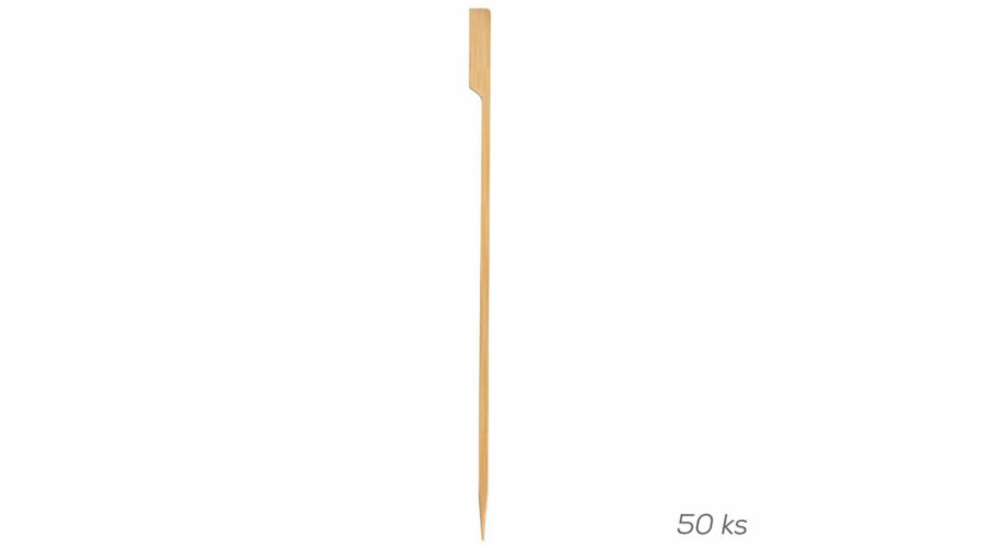 Špejle grilovací 50 ks 25 cm bambus